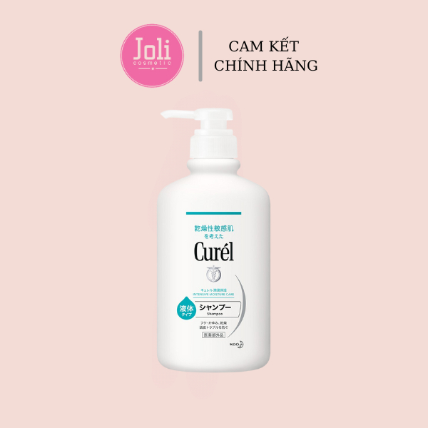 Dầu Gội Cấp Ẩm Chuyên Sâu Cho Tóc & Da Đầu Curel Intensive Moisture Care Shampoo 420ml