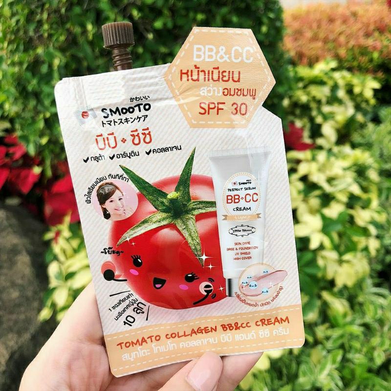 Kem nền da & chống nắng😍 2 in 1 Smooto🍅  🌞hàng thái chính hãng