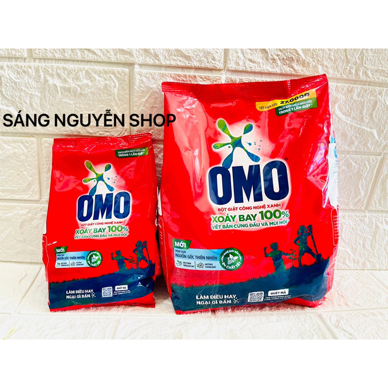 Bột Giặt Tay Omo 380g/770g /1,15Kg Hệ Bọt Thông Minh Mới