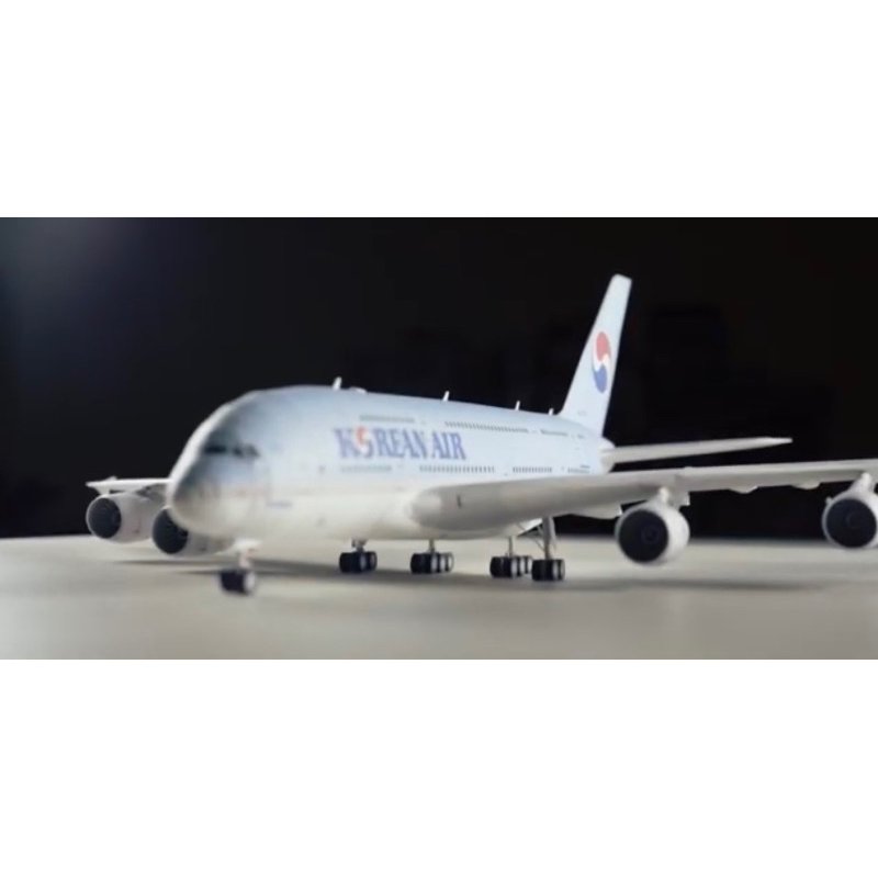 mô hình giấy máy bay korean air