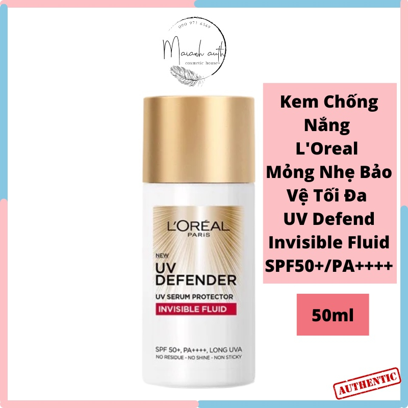 Kem Chống Nắng Loreal Thoáng Da Mỏng Nhẹ SPF+ 50++++ 50ml ( dạng túi )