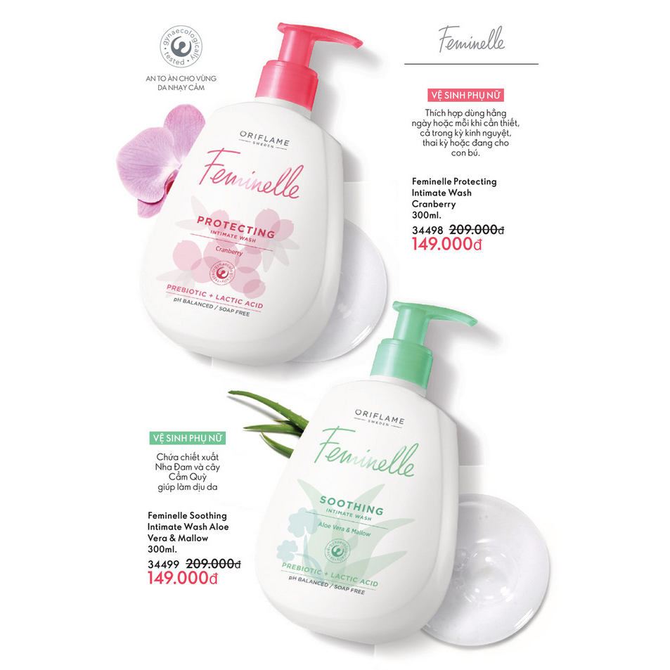 Dung dịch vệ sinh phụ nữ Feminelle 300ml