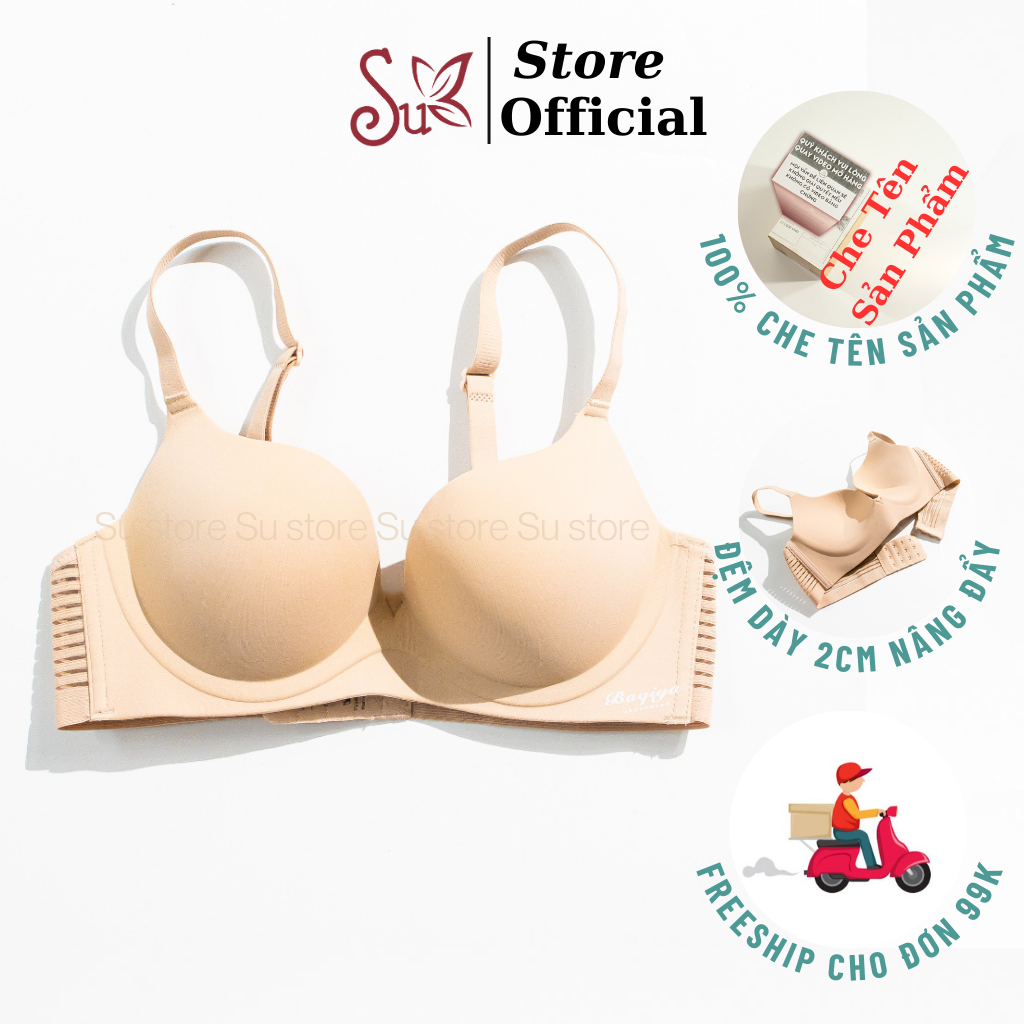 Áo Ngực Su Không Gọng Nâng Ngực Tạo Khe Gợi Cảm Đệm Mỏng Siêu Mềm Mại - K101