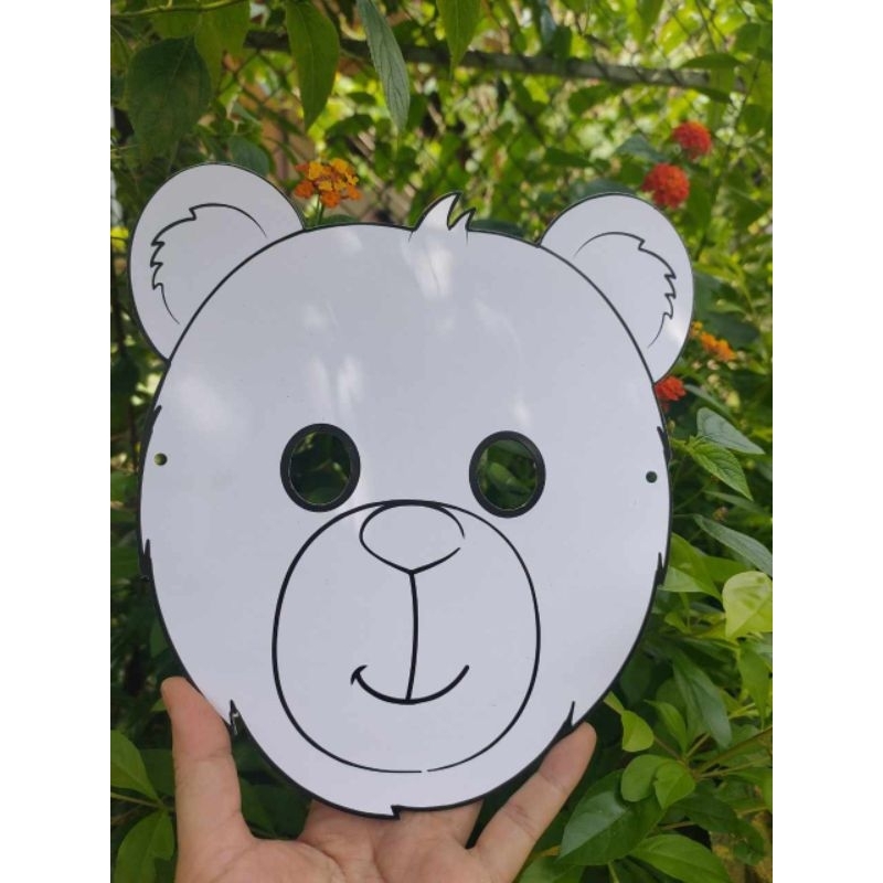 Mặt nạ giấy tô màu dày, đẹp , có kèm dây