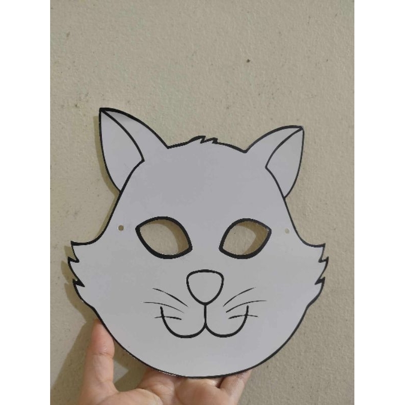 Mặt nạ giấy tô màu dày, đẹp , có kèm dây