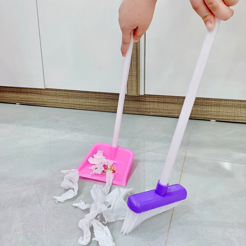 Bộ đồ chơi dọn dẹp vệ sinh cho bé - máy hút bụi đa năng có pin - xe đẩy lau nhà dành cho bé