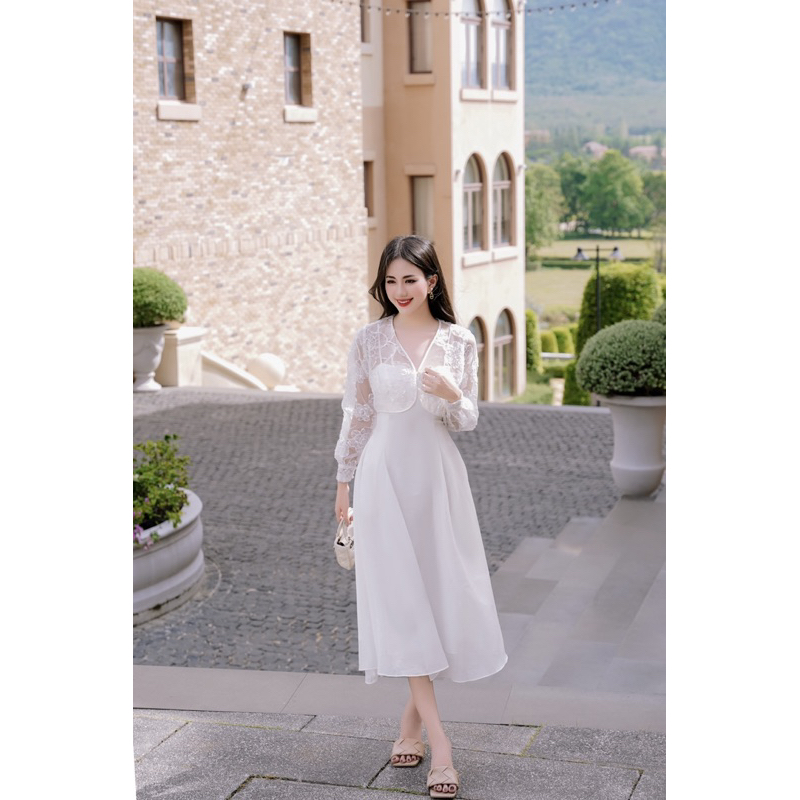 Set váy áo Alan dress