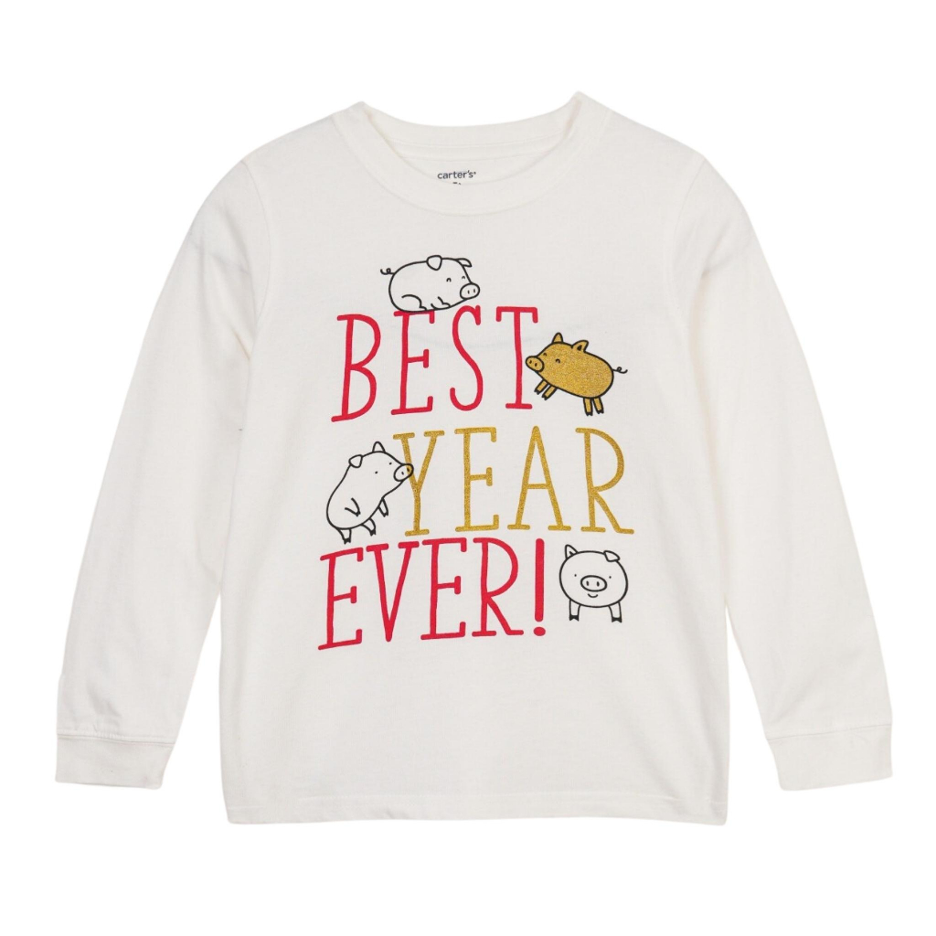 Áo phông dài tay trẻ em xuất dư, áo thu đông bé trai bé gái chất vải cotton ngực in hình