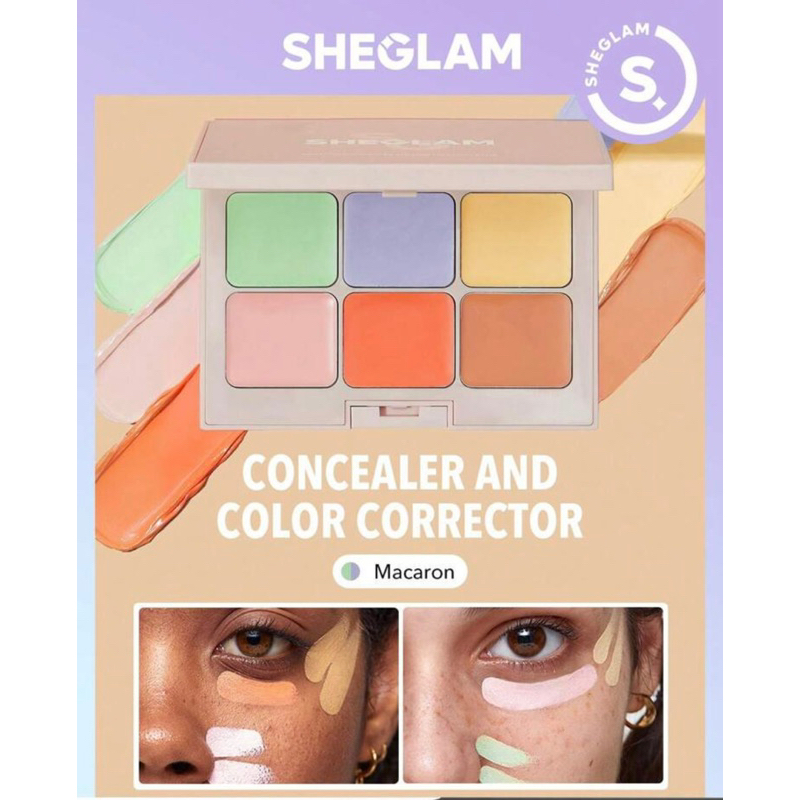 SHEGLAM Kem che khuyết điểm Multi-Fix và chỉnh sửa màu sắc-Macaron