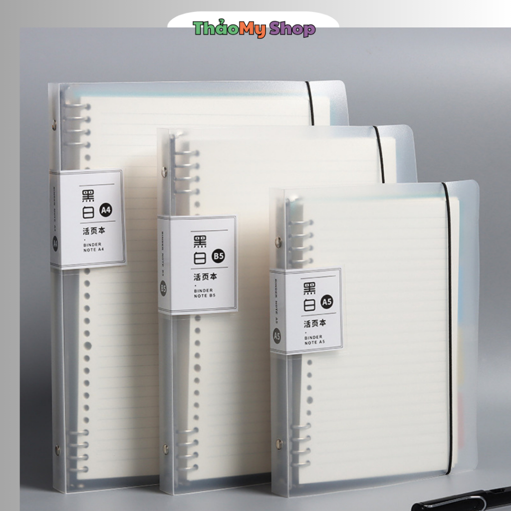 Sổ Còng Bìa Sổ Còng A4 A5 B5 Còng Sắt COMBO Bìa Còng Ruột Giấy Làm Sổ Tay Sổ Ghi Chép, Take Notes