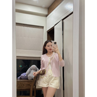 Cadigan Len Mỏng Mùa Thu