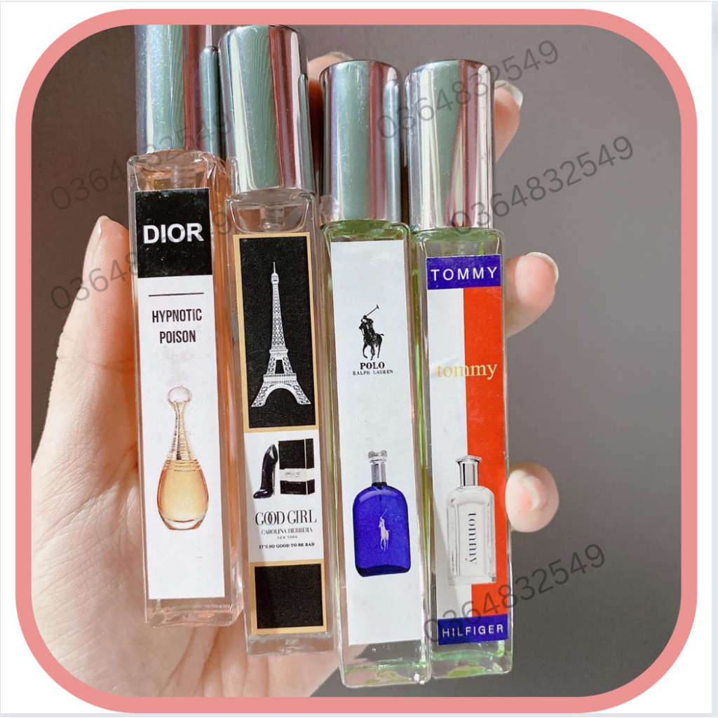 Nước Hoa, Nước Hoa Nam, Nước Hoa Nữ Chiết 10ml Mix Mùi