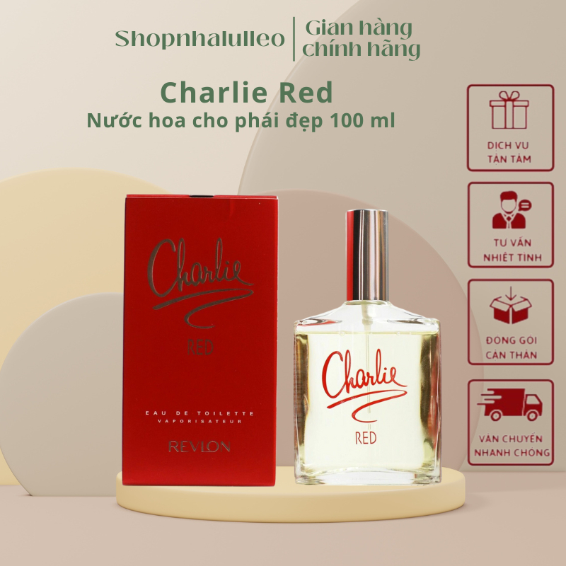 Nước hoa cho phái đẹp Revlon Charlie Red Eau de Toilette Spray 100ml