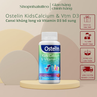 Canxi Khủng long Ostelin Kids Calcium & Vitamin D3 của Úc cho bé 90 viên(Hàng nội địa Úc)