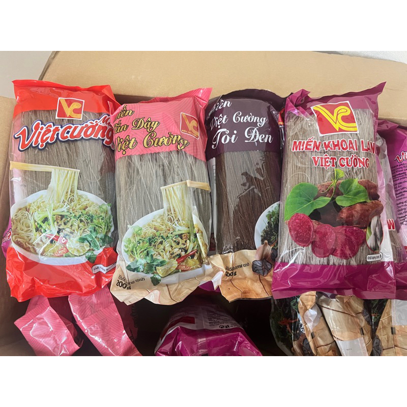 Miến Việt Cường  các loại: miến dong, miến sắn dây, miến khoai lang, miến tỏi đen đặc sản OCCOP 5* Thái Nguyên