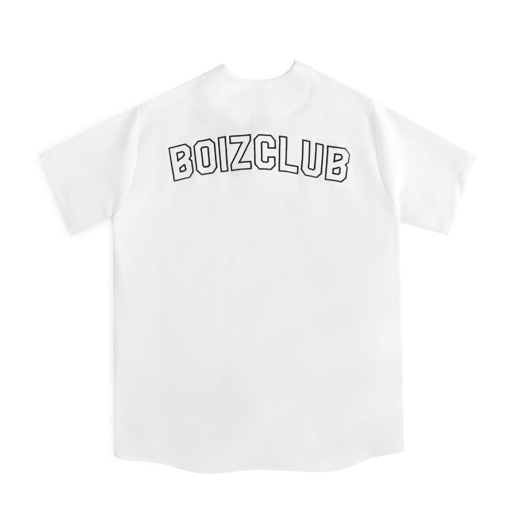 Áo bóng chày BOIZCLUB tay lỡ form rộng unisex nam nữ