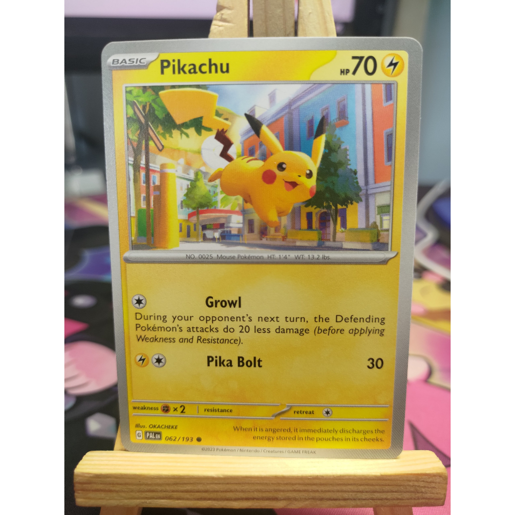 Thẻ Pokemon Pikachu 062/193 - PALEN