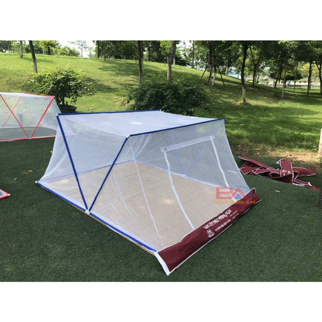 (THANH LÝ) Màn Mùng xếp thông minh gấp gọn khung inox 304 cao cấp Mùng xếp thông minh gấp gọn