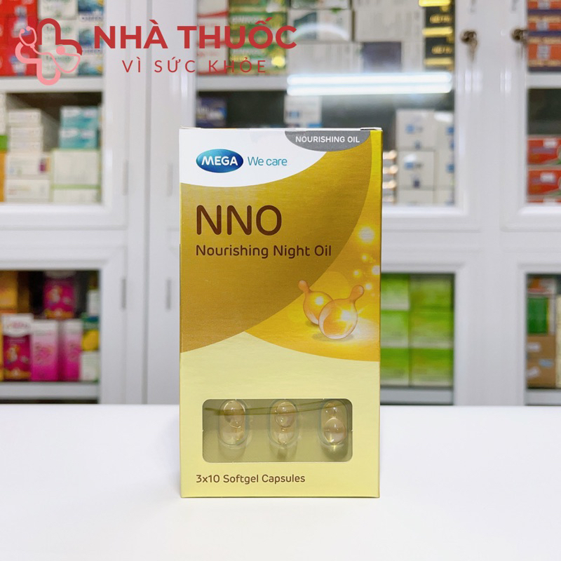 ✅ Viên dưỡng da ban đêm, khóa ẩm, cải thiện da khô sạm, giúp săn chắc và tươi trẻ-NNO NOURISHING NIGHT OIL (Hộp 30 viên)