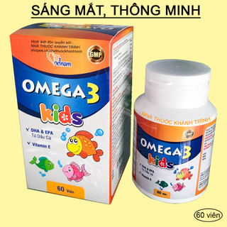 Viên dầu cá trẻ em Omega 3 Kids hộp 60 viên nang - chính hãng