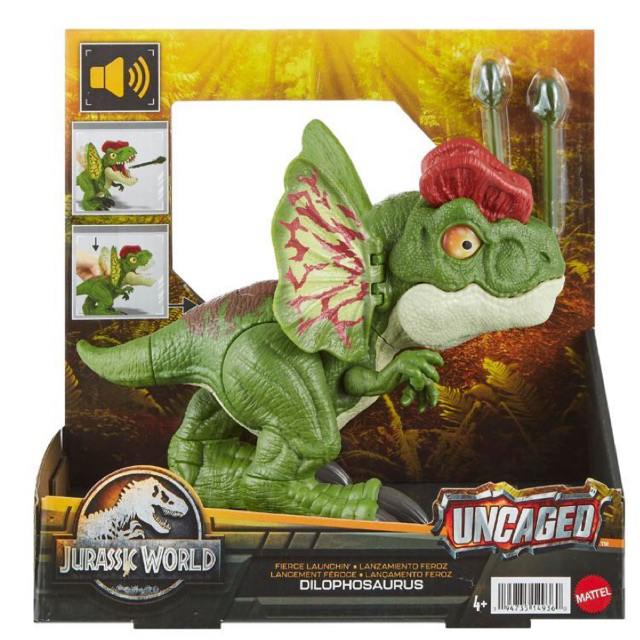 Khủng long bắn tên gầm thét UNCAGED DILOPHOSAURUS JURASSIC