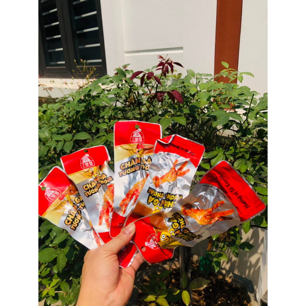 Chân Gà Tương Thơm - COMBO 20 Chân Vàng Đỏ Thơm Ngon Dai Giòn Hấp Dẫn