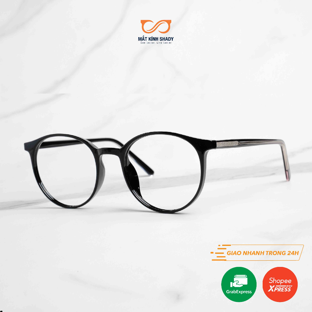 Gọng Kính Cận Nhựa Dẻo TR90 Shady Unisex G2024