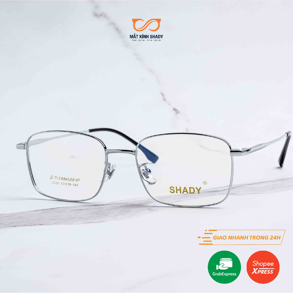 Gọng Kính Cận B-Titanium Shady Unisex G2099 (Nhiều Màu)