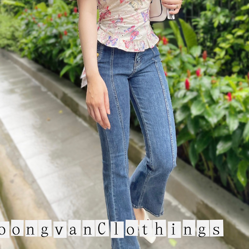 Quần Jean Óng Loe