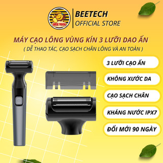 Máy Cạo Lông Vùng Kín BEETECH - Công Nghệ Thiết Kế Đặc Biệt 3 Lưỡi Dao An Toàn Tuyệt Đối Với Vùng Da Nhạy Cảm