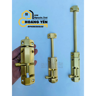 Chốt cửa gỗ bằng đồng thau, chốt cổng bằng đồng dài 10cm/20cm - thang