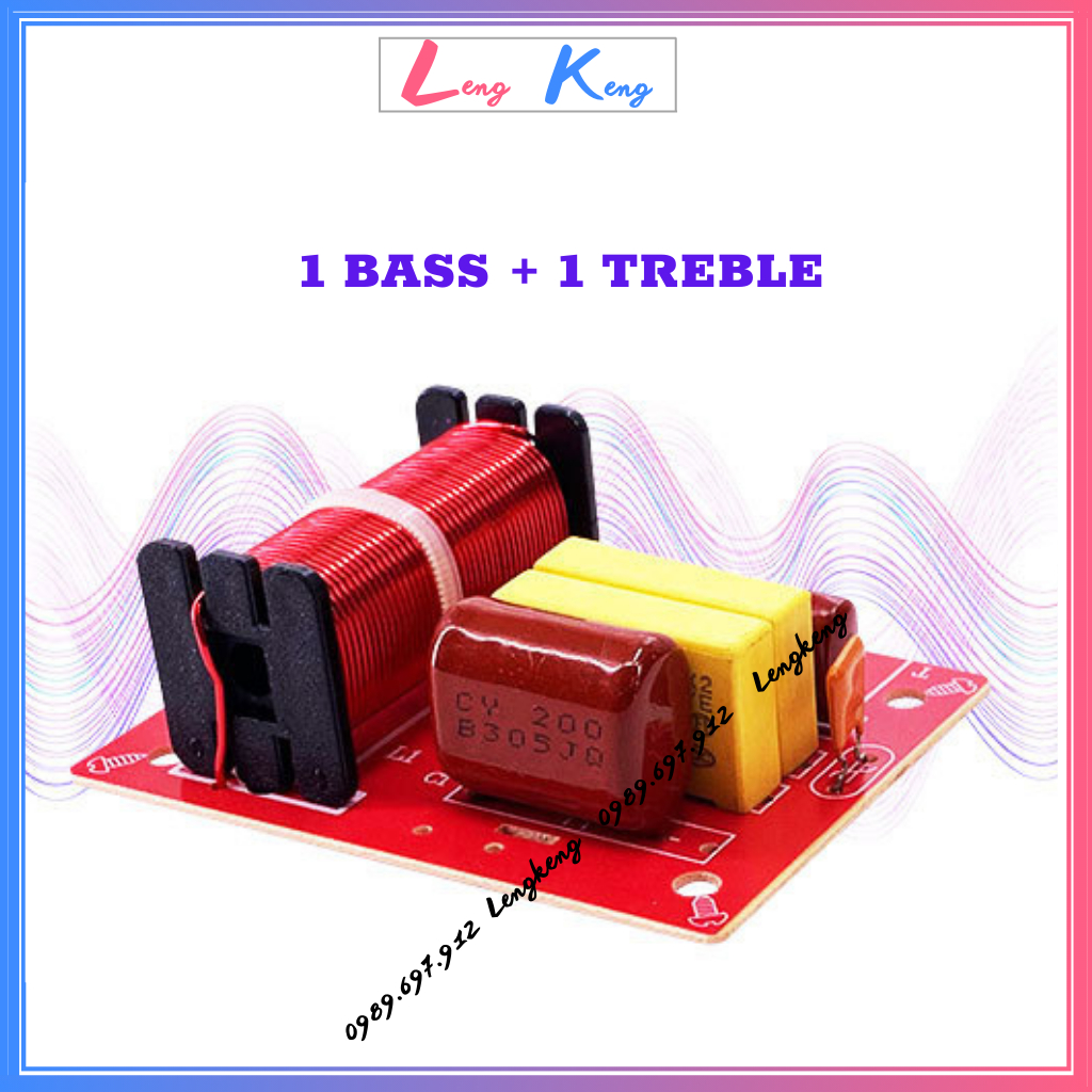 [Giá 1 mạch] Mạch phân tần loa 2 đường tiếng D234 dùng cho 1 Bass 1 Treble | Phân tần 2way | Phân tần 1 bass 1 treble