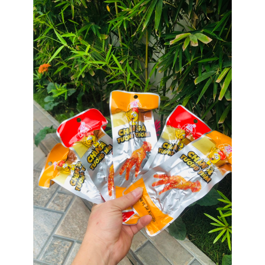 Chân Gà Tương Thơm - COMBO 20 Chân Vàng Đỏ Thơm Ngon Dai Giòn Hấp Dẫn