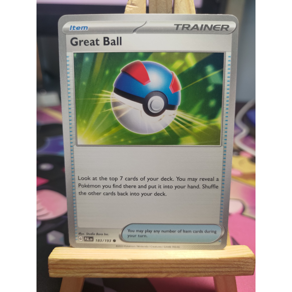 Thẻ Pokemon Trainer Item Great Ball - 183/193 - Common - PALEN