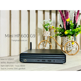 Mini HP 600 G9 intel i5 12500T ram Ddr5 16G Window 11 Lisence