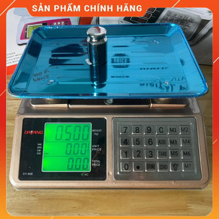 Cân tính tiền điện tử 40kg - cân điện tử dy868 siêu bền - màn hình chống chói màu xanh