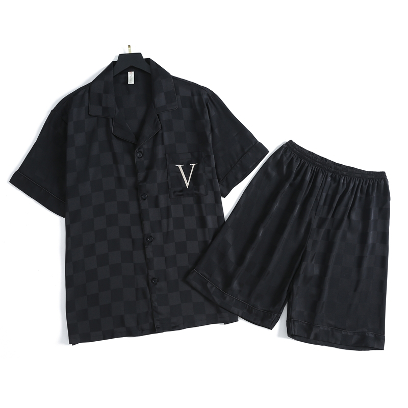 Bộ đồ ngủ pijama Nam Nữ Bigbang Luxury mã 221 chất lụa satin cao cấp mặc nhà dành cho cặp đôi gia đình quà tặng