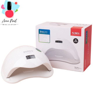 Máy hơ gel sun 5 plus uv led" chính hãng" đèn sưởi gel siêu nhanh 48w