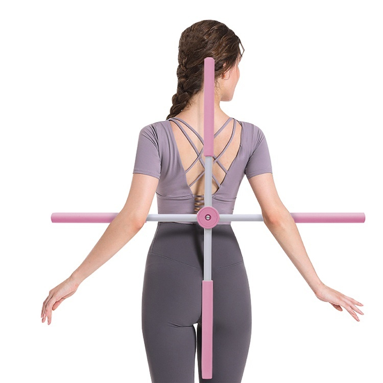 Gậy Tập Lưng, Vai, Chống Gù, Uốn Thẳng Lưng, Gậy Tập Yoga Gậy Chống Gù Lưng Tập Yoga Bằng Thép Không Gỉ