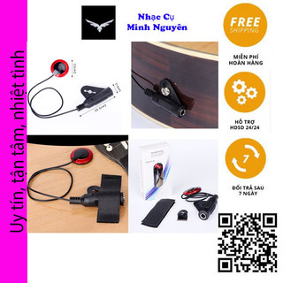 Pickup đàn guitar / ukulele gắn thùng không cần đục khoét tiện lợi - eq mini