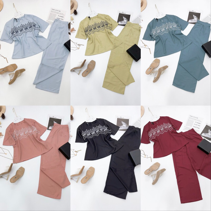 Đồ bộ trung niên N04 - CHIPANSY, đồ bộ dài tole xuất hoa quần dài, bộ lanh trung niên dành cho mẹ