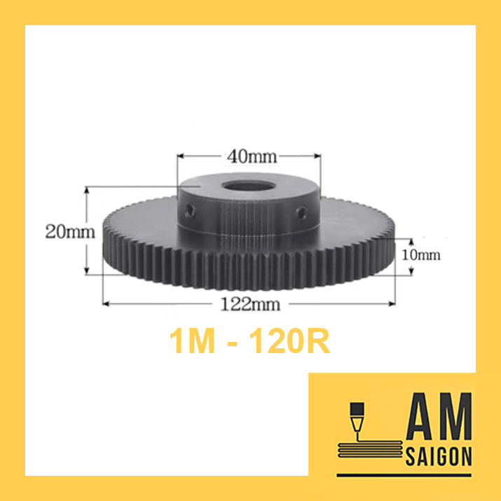 Bánh răng thép truyền động 1M 48T - 120T