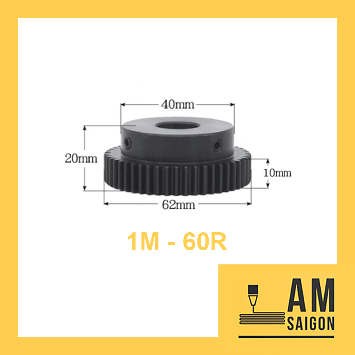 Bánh răng thép truyền động 1M 48T - 120T