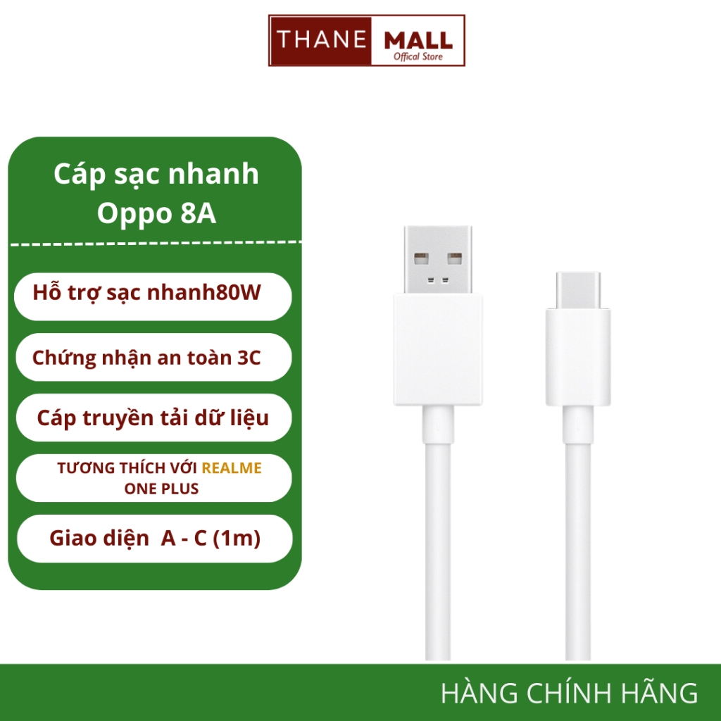 Bộ sạc nhanh Super VOOC 80W cho OPPO Find X5 Pro - Hàng zin máy | Chính hãng Thane