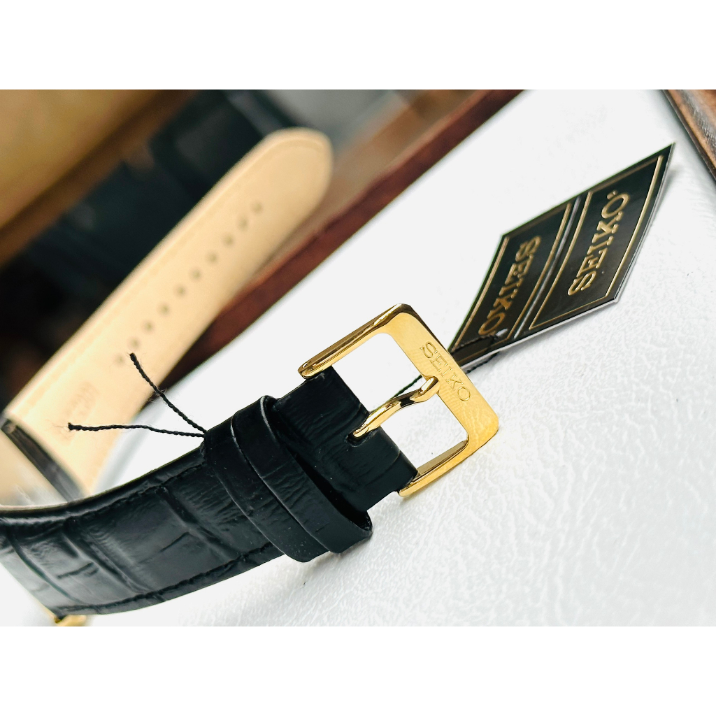 Đồng hồ nam dây da Seiko Tank SWR052