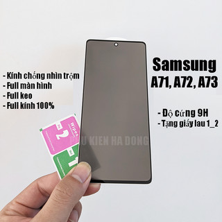 Kính cường lực chống nhìn trộm Galaxy A71, A72, A73
