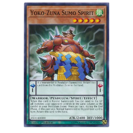 Thẻ bài Yugioh TCG mã EXFO-EN000 - Yoko-Zuna Sumo Spirit - Common 1st Edition