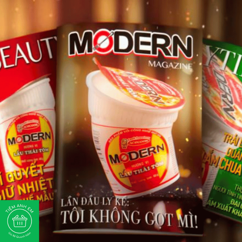 Mì ly Modern Acecook thơm ngon các vị 65g