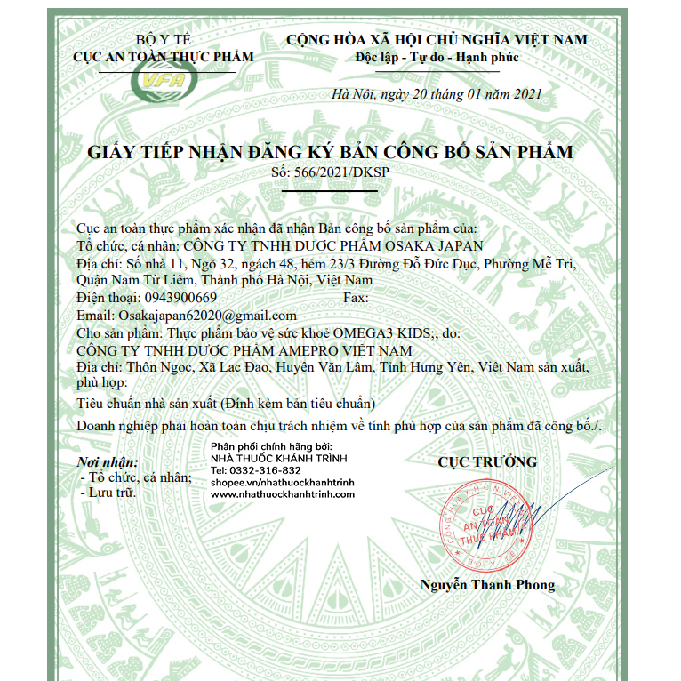 Viên dầu cá trẻ em Omega 3 Kids hộp 60 viên nang