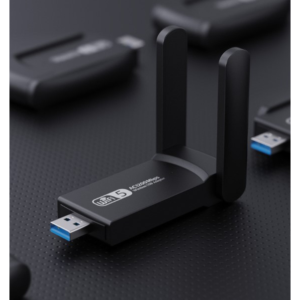Nâng cấp WiFi 5G dễ dàng với USB 3.0 WIFI siêu tốc 1300Mbps bắt 5GHz cho máy bàn PC laptop